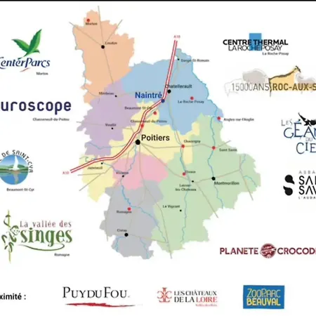 Emma , Maison Classee 3 Etoiles Au Centre De Avec Jardin Clos A Chatellerault, A 20 Mn Futuroscope&aquascope